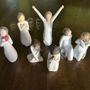 Willow‎ Tree Figurines & Angels Lot of 6 Gifting Gifts Decor Desk Home